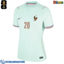 Fotballdrakt Dame Frankrike Desire Doue #20 Bortedrakt VM 2026 Kortermet